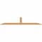 Ekena Millwork Portland Timber Gable Bracket, Western Red Cedar, 108"W x 27"H x 1 1/2"D x 5 1/2"F, 6/12 Pitch GBW108X27X0206POR00SWR - alternate 2